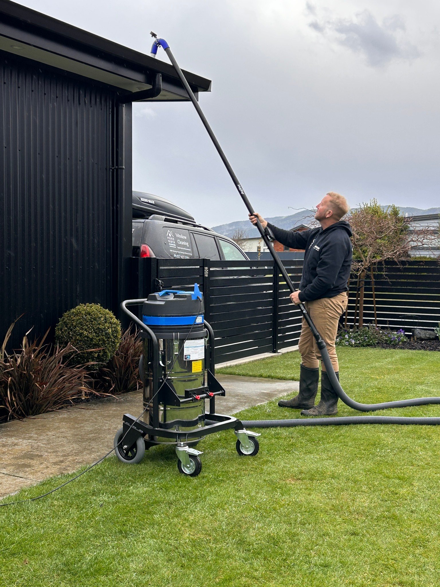 Chris Boulton, owner of Pure Vista Cleaning Ltd